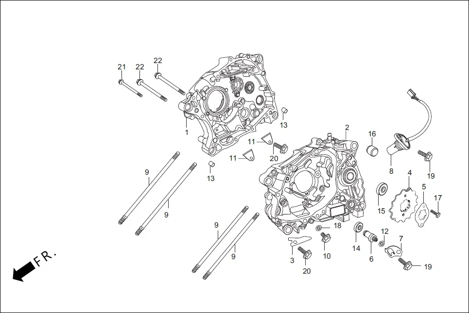 E-8-SELF CRANK CASE