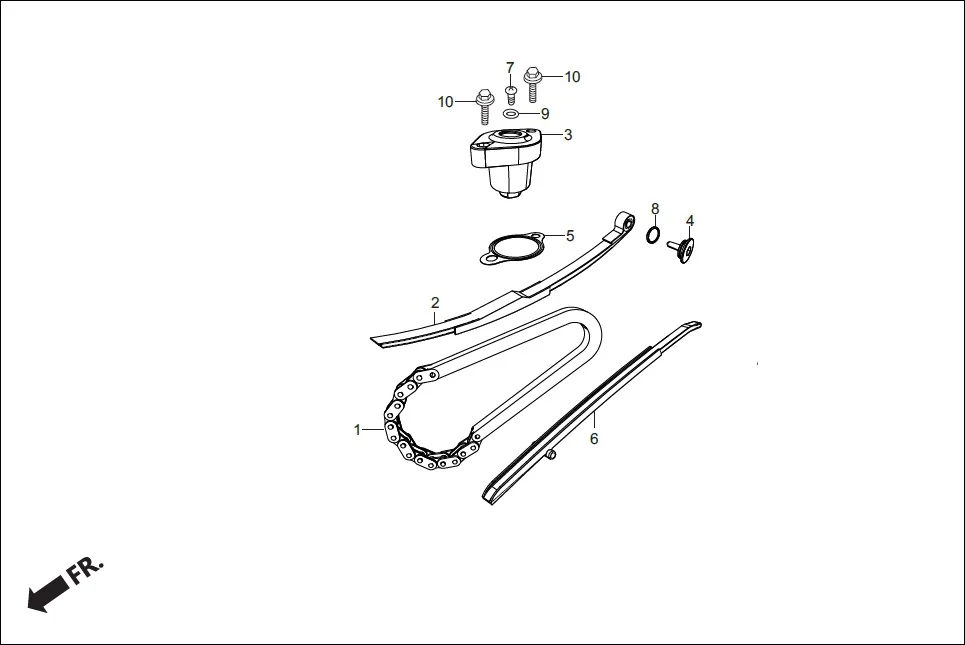 E-5 CAM CHAIN/TENSIONER