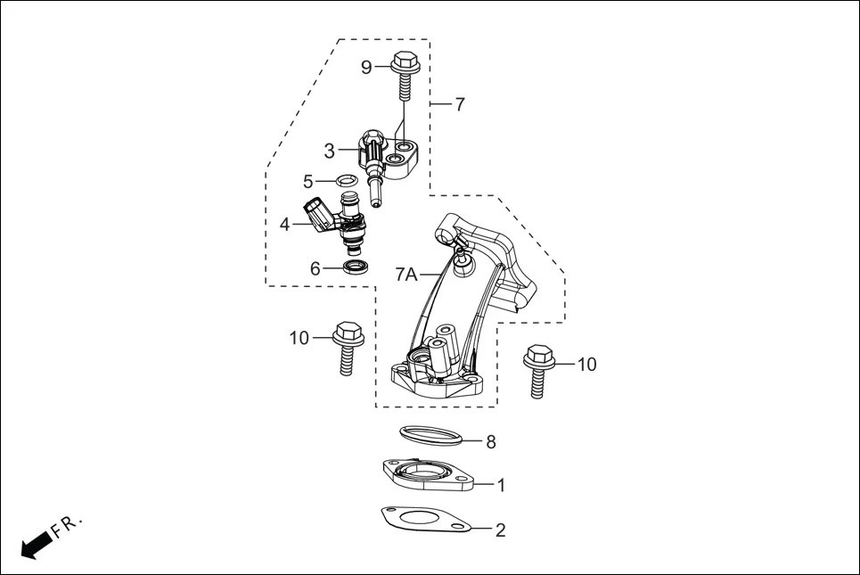 E-13A FUEL INJECTOR ASSY