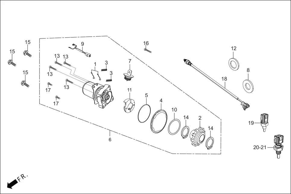 E-7D STARTING MOTOR