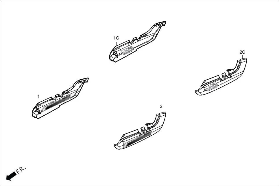 F-12A-SELF_I3s SET ASSY./RR. COWL/REAR CARRIER diagram showing ADHMS6A0120ATG