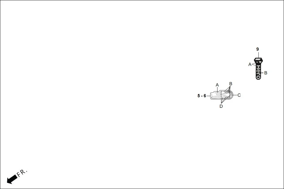 F-27A-XTEC STRIPES/MARK diagram showing 87131-AAE-B00R