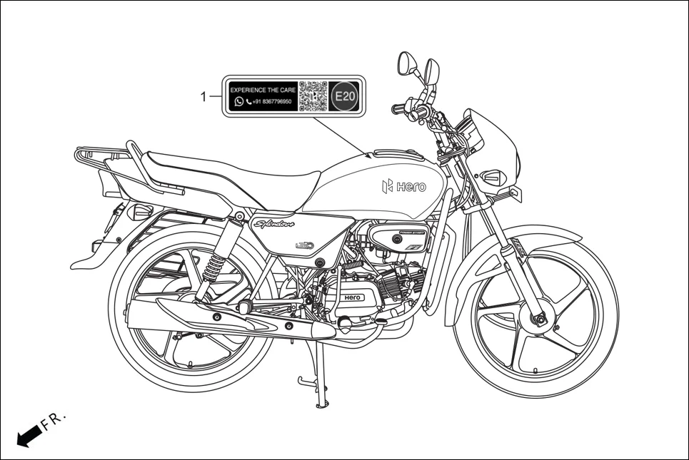F-30 MARK/CAUTION diagram showing 87570-AAE-C30