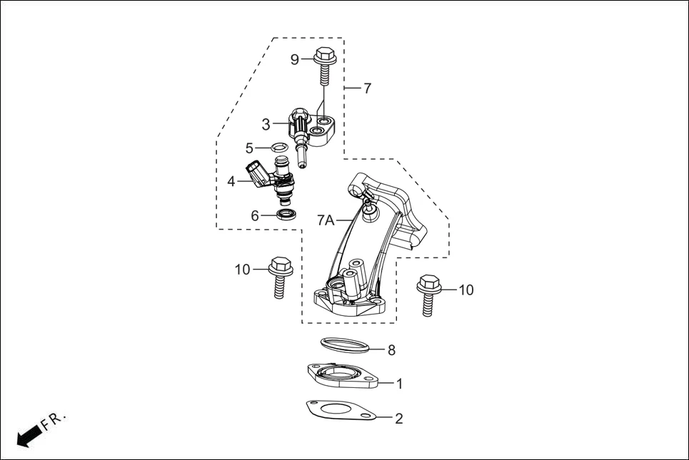 E-13A FUEL INJECTOR ASSY
