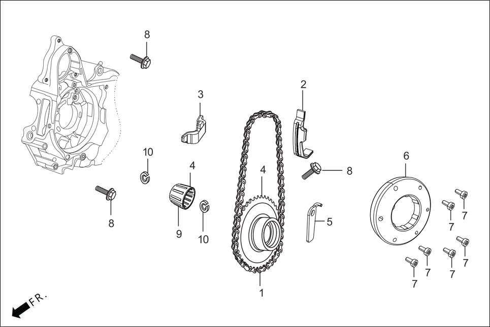 E-7B STARTING CLUTCH