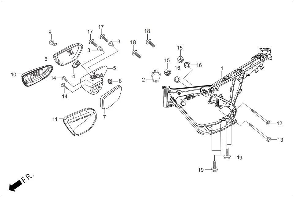 F-25-SELF FRAME BODY/UTILITY BOX diagram showing 94030-08000