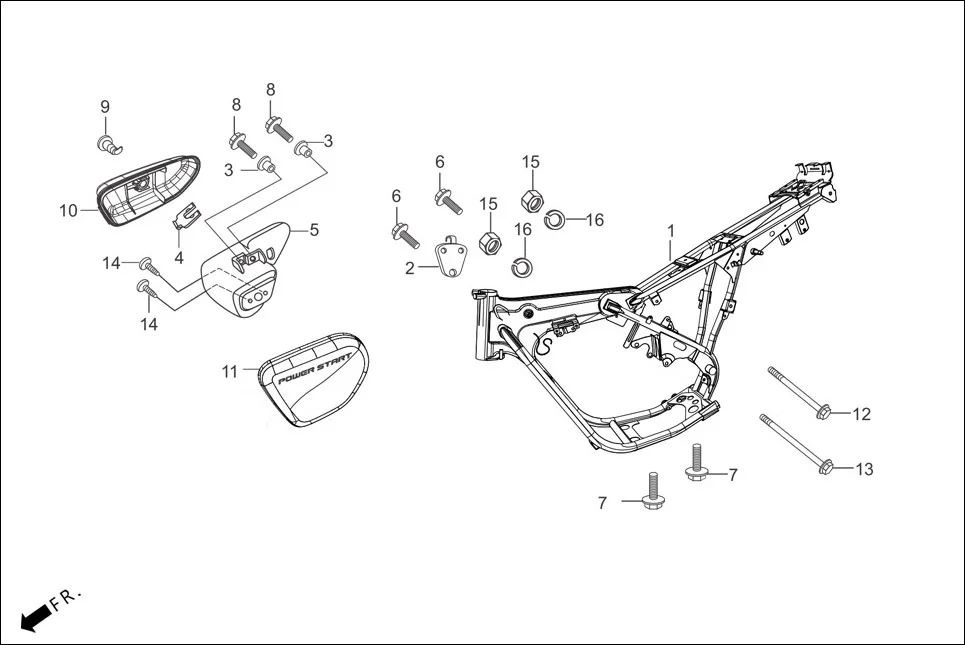 F-25-SELF-i3S FRAME BODY/UTILITY BOX diagram showing 94111-08000
