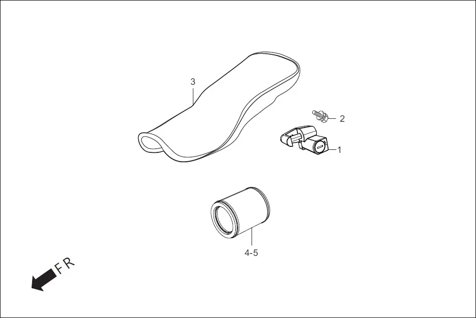 F-28A (OPTIONAL) assembly diagram for Hero Splendor+ iBS (Jan, 2019)