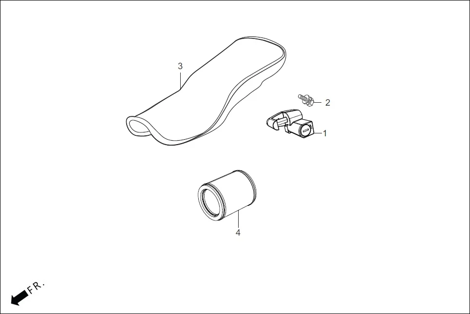 F-28 (OPTIONAL) assembly diagram for Hero Splendor+ iBS (Jan, 2019)