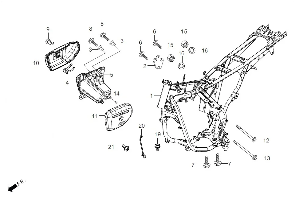 F-25-SELF FRAME BODY/UTILITY BOX diagram showing 94111-08000