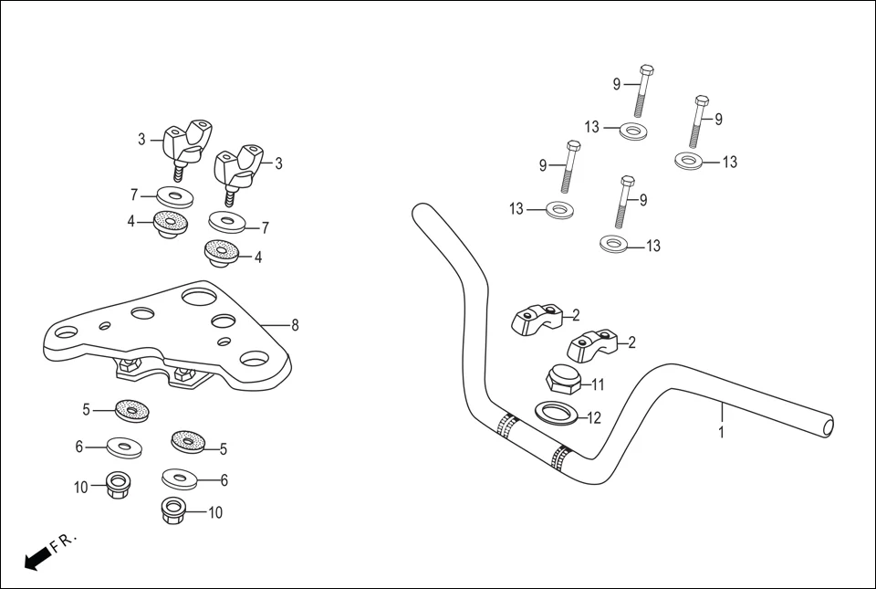 F-4-SELF HANDLE PIPE/TOP BRIDGE diagram showing 95014-21101