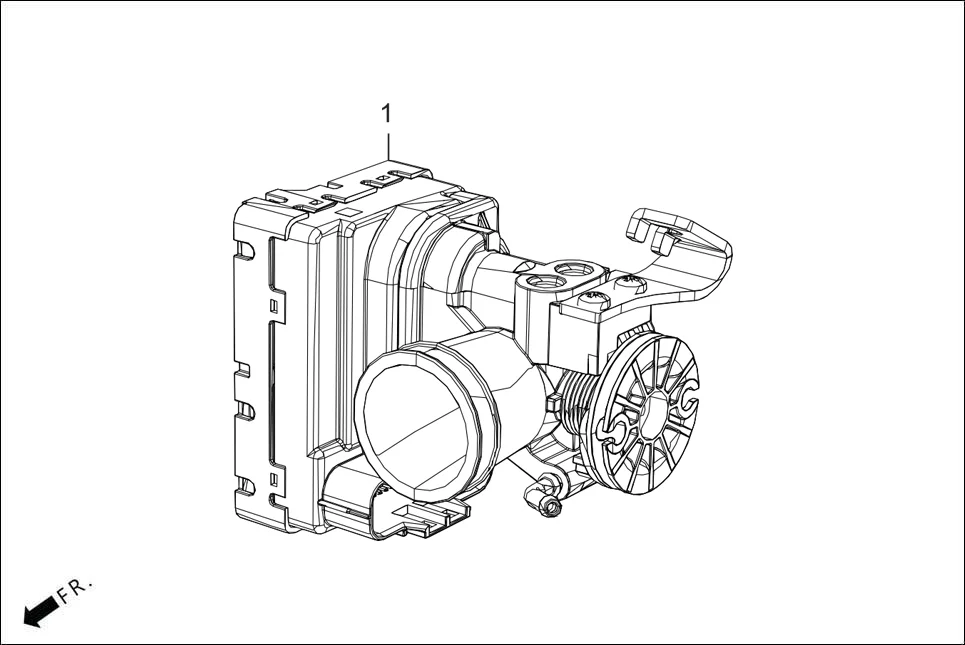 E-13 THROTTLE BODY ASSY.