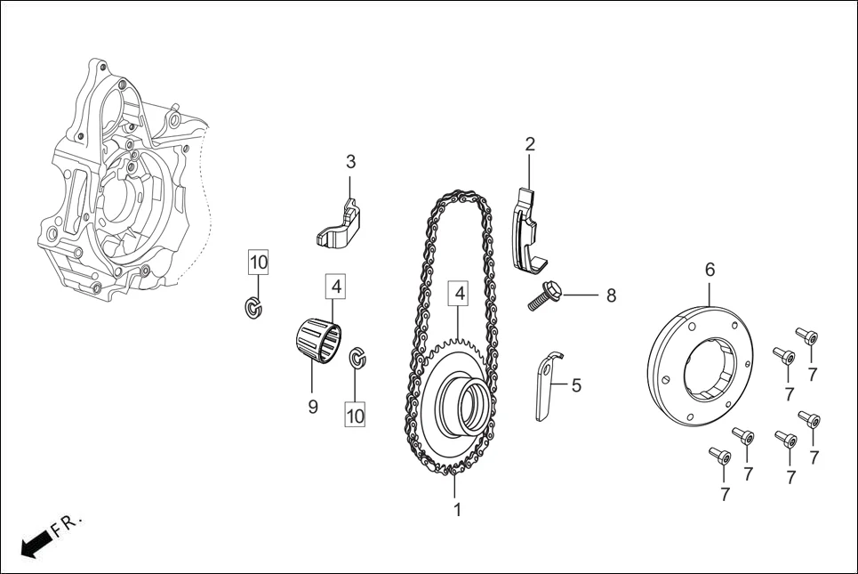 E-7B STARTING CLUTCH