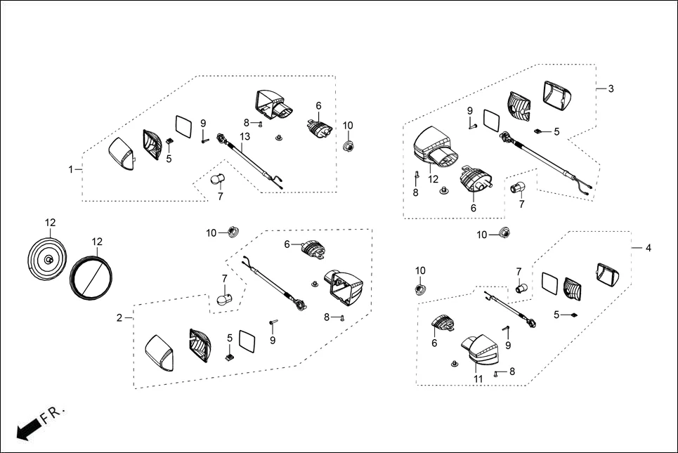 F-22 WINKERS diagram showing 90380-MB2-000