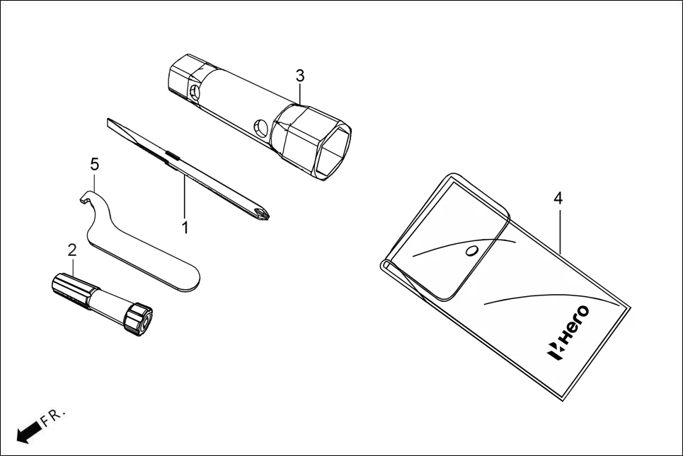 F-26 TOOLS diagram showing 99007-45000