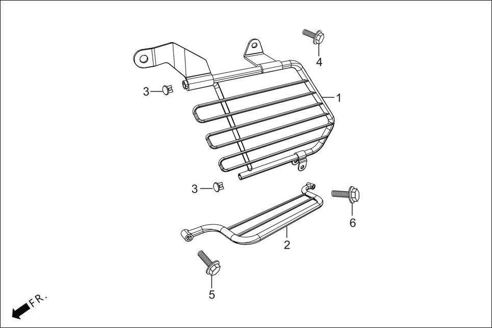 F-29 GUARD SARI STEP PILLION WOMEN assembly diagram for Hero SPL+ (FI KIT-NCS)(Oct., 2025)