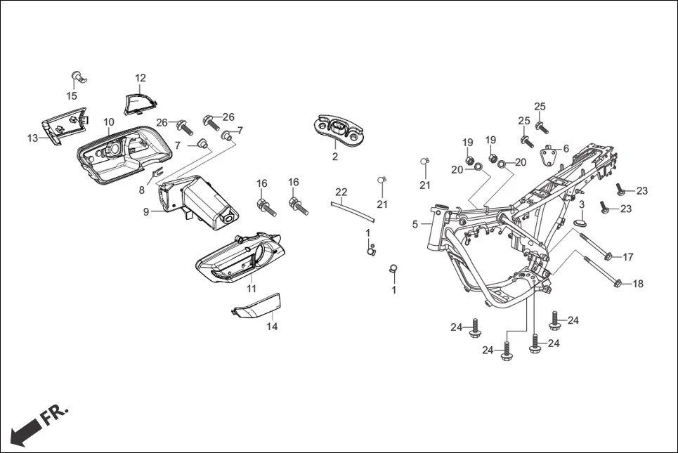 F-25-SELF FRAME BODY/UTILITY BOX diagram showing 95002-02100