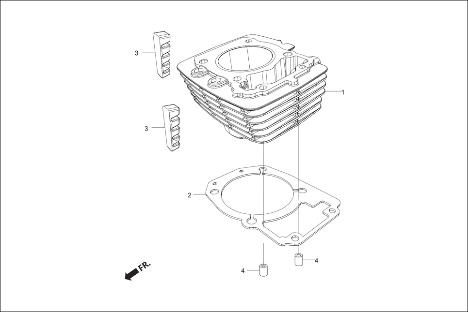 E-1B CYLN. &amp; CYLN HEAD (CYLINDER)