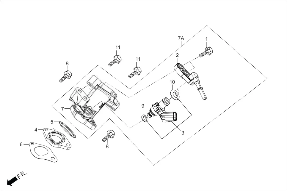 E-13A INJECTOR ASSY. FUEL