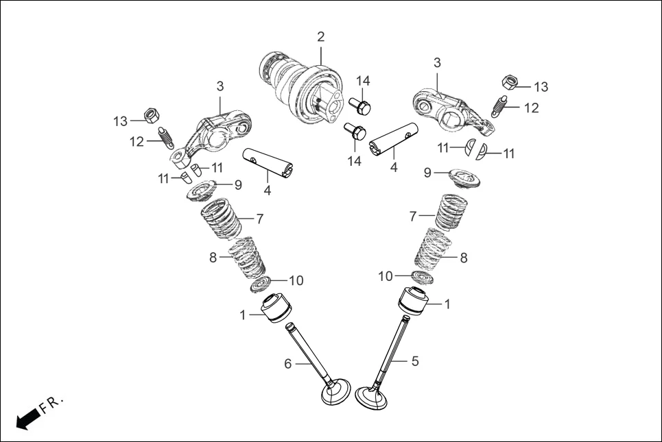 E-3 CAM SHAFT/VALVE
