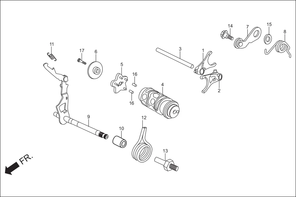 E-10 GEAR SHIFT