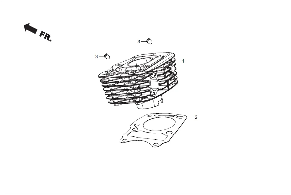 E-1B CYLINDER/CYLINDER HEAD