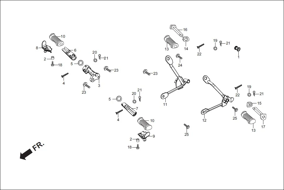F-15 STEP ASSY. assembly diagram for Hero Super Splendor (Nov, 2017)