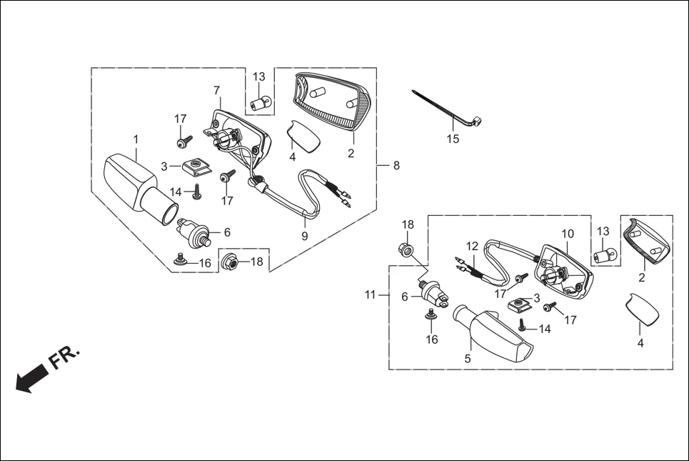F-20 RR. WINKERS diagram showing 33600-KTC-A21