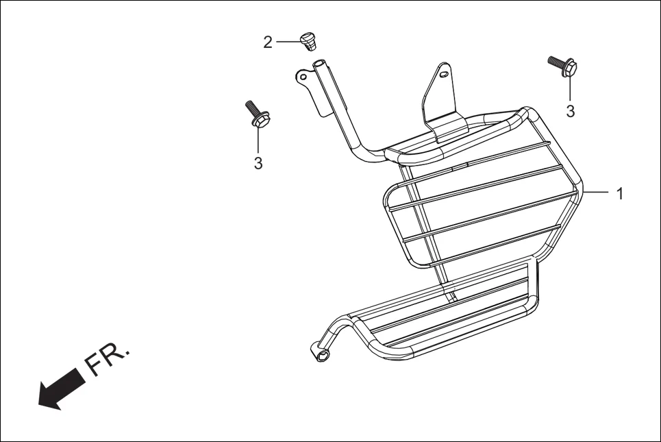 F-25 GUARD SARI assembly diagram for Hero Super Splendor (Nov, 2017)