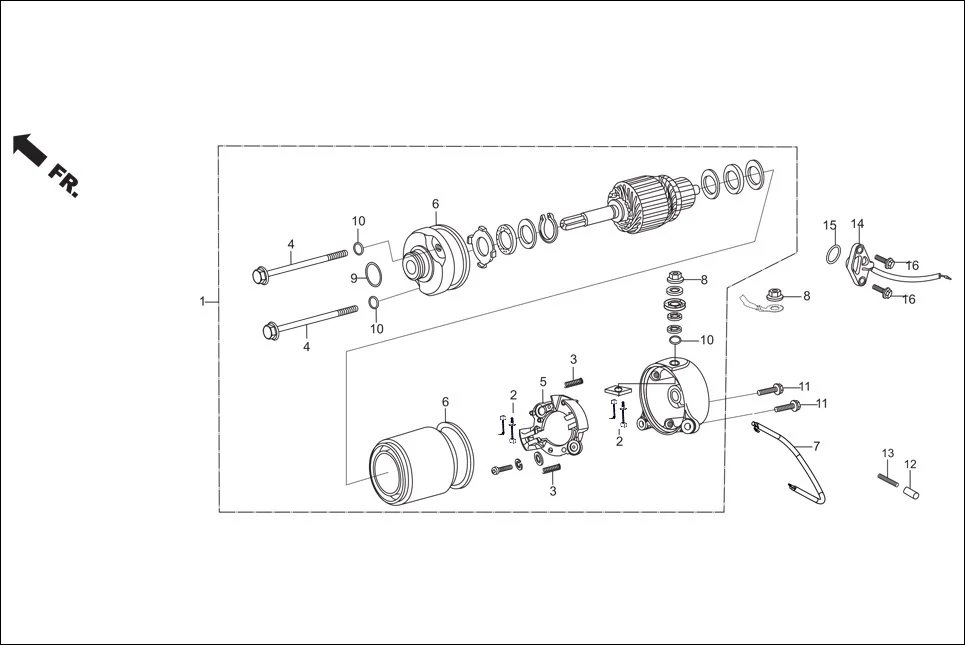 E-5A STARTER MOTOR (ELEC.)