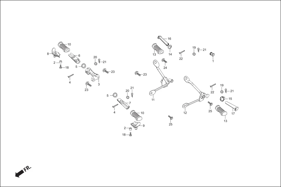 F-15 STEP ASSY. assembly diagram for Hero Super Splendor iBS (Feb, 2019)