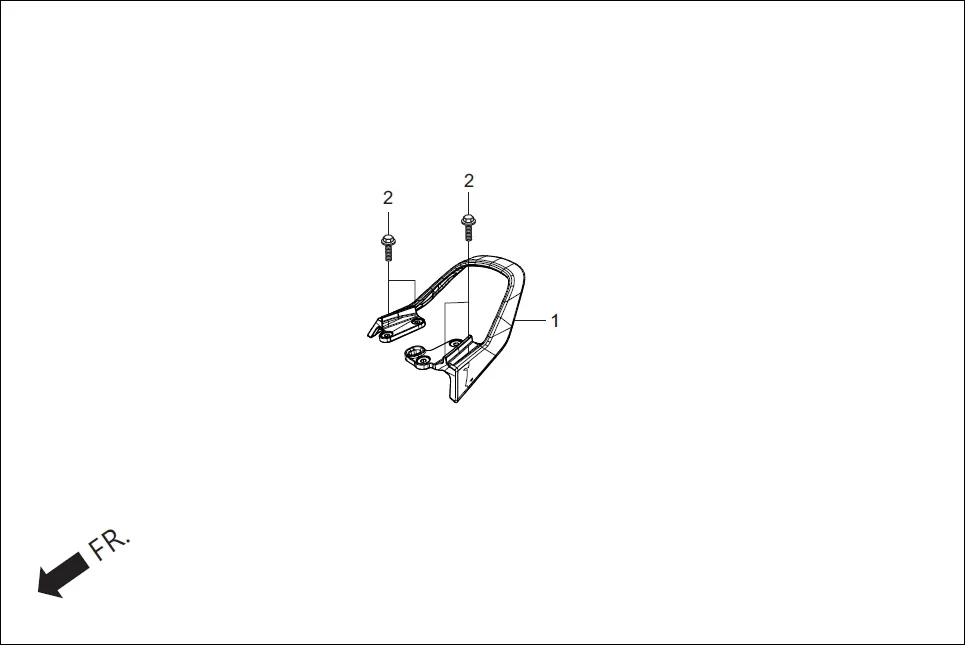 F-23A RR. GRIP ASSY. assembly diagram for Hero Super Splendor iBS (Feb, 2019)