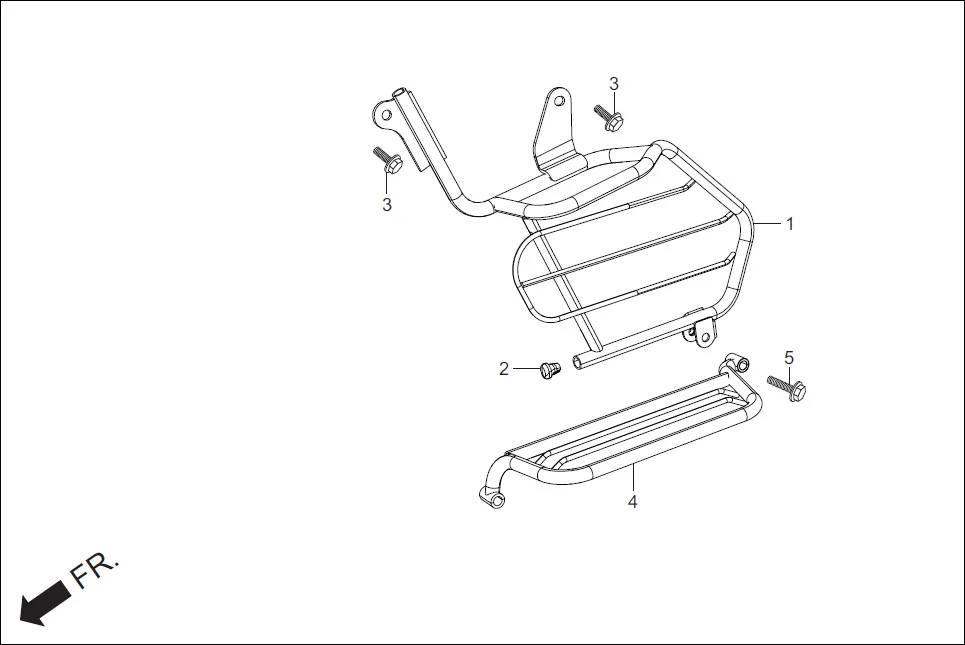 F-25 GUARD SARI assembly diagram for Hero Super Splendor iBS (Feb, 2019)