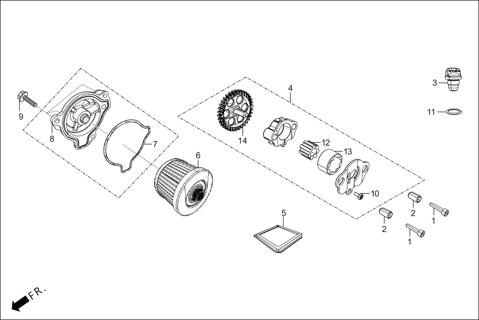 E-8A OIL PUMP