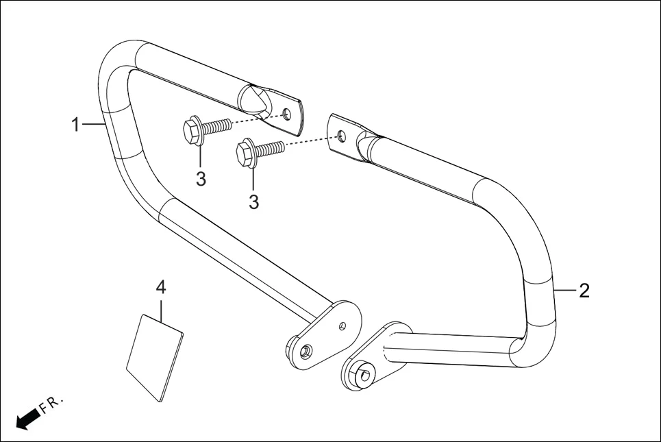 F-28 GUARD ENGINE (OPTIONAL) diagram showing NOT SERVICEABLE