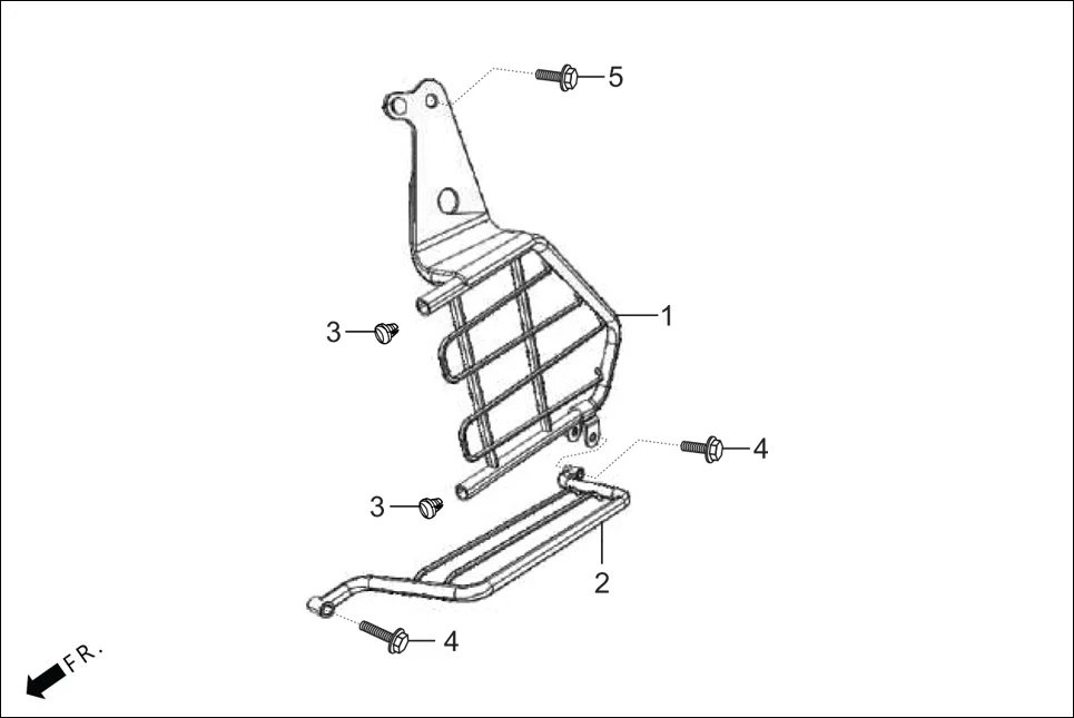 F-29 GUARD SARI diagram showing 95701-08016-00