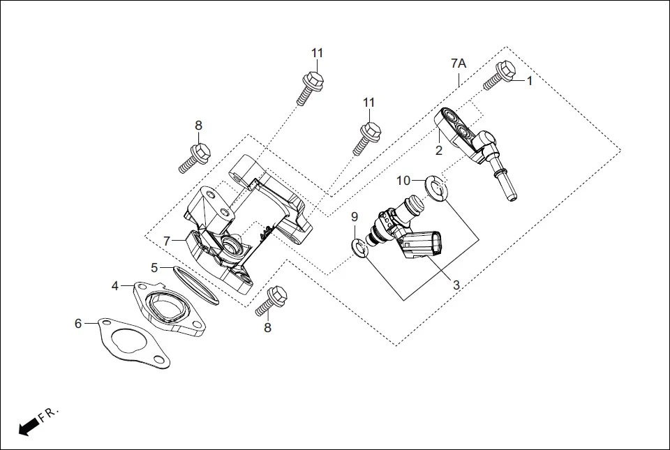 E-13A INJECTOR ASSY. FUEL