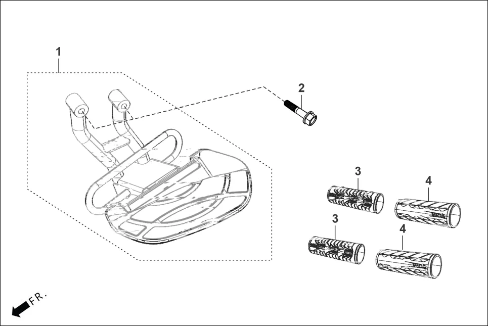 FOP-2 OPTIONAL (PARTS THRU  SPD - FRAME)