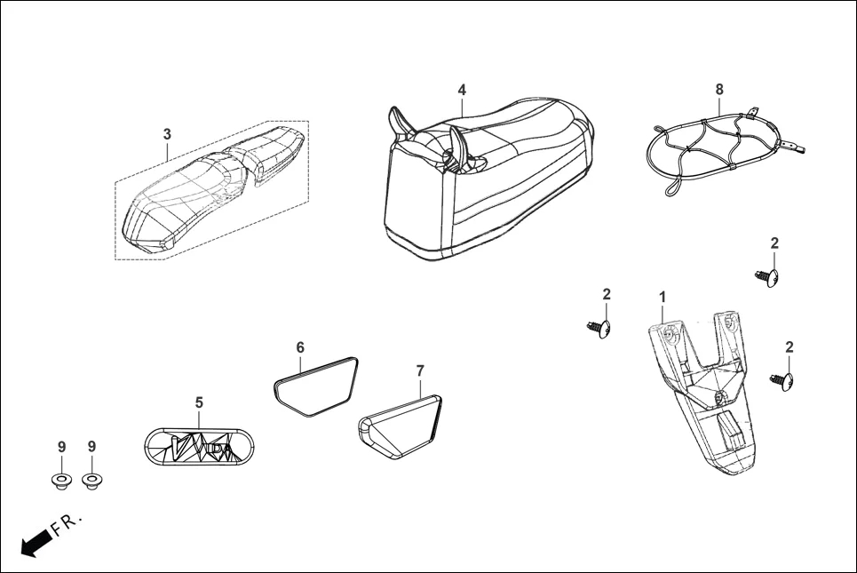 FOP-3 OPTIONAL (PARTS THRU  SPD - BODY)