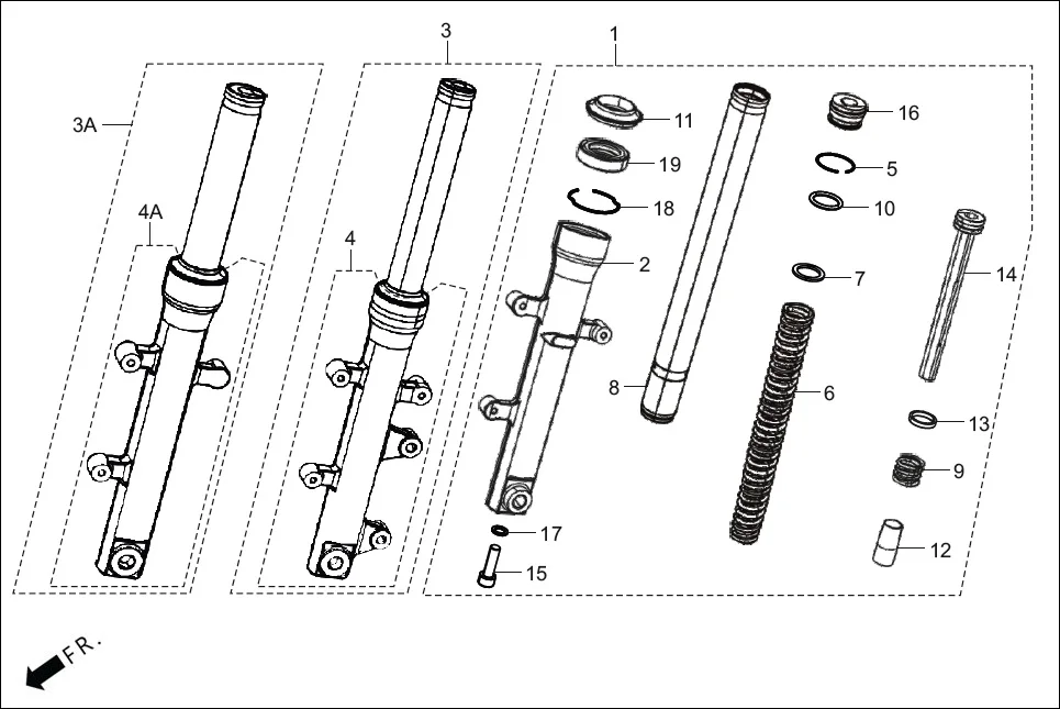 F-10A-DRUM FRONT CUSHION / STRG. STEM