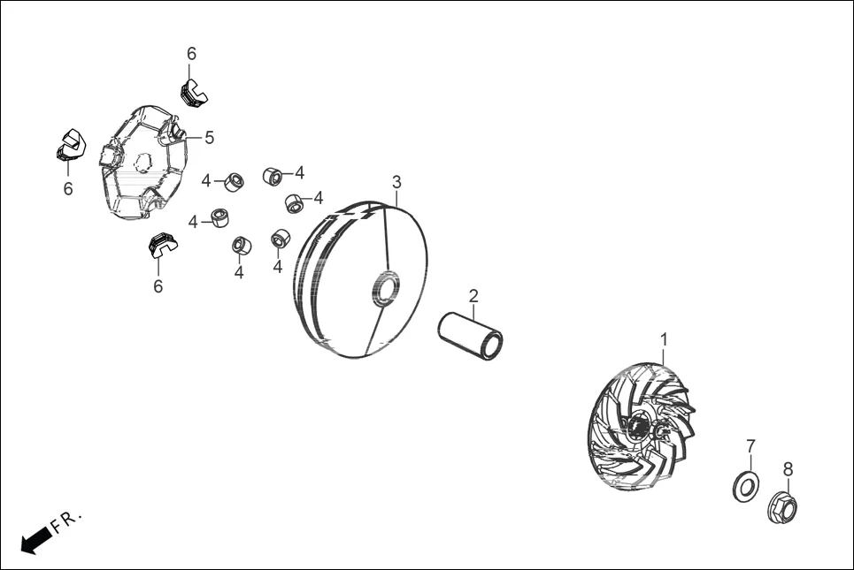 E-11 CLUTCH (DRIVE FACE)