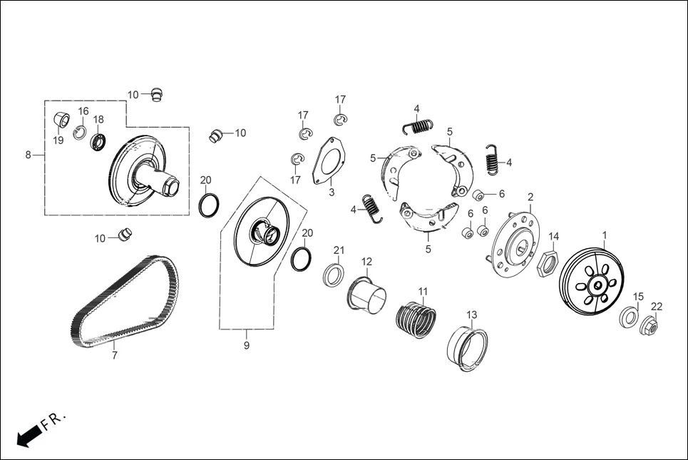 E-12 TRANSMISSION (DRIVEN FACE)