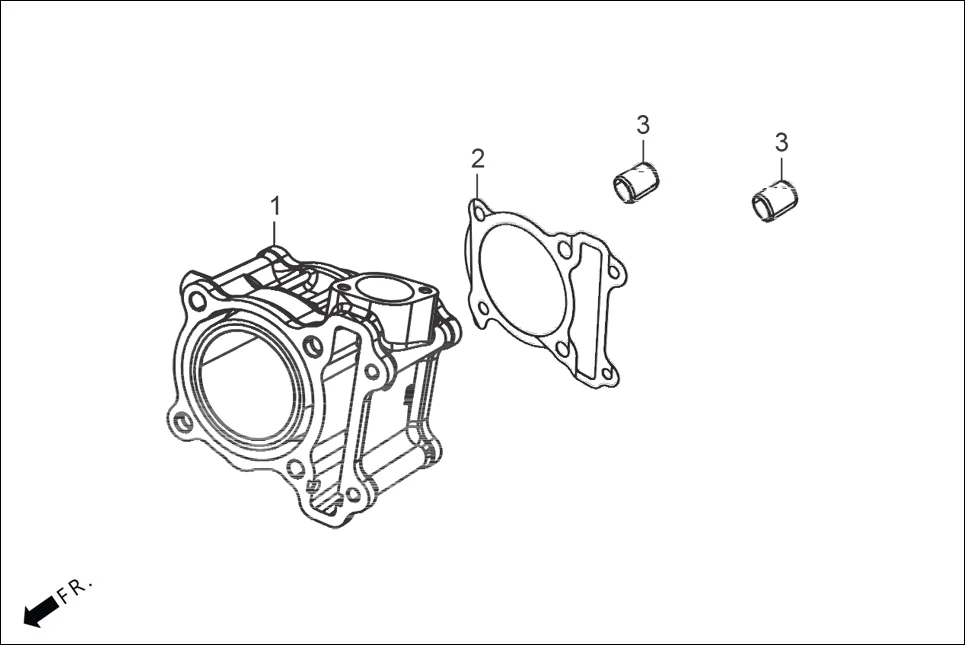 E-6 CYLN. &amp; CYLN HEAD (CYLINDER)
