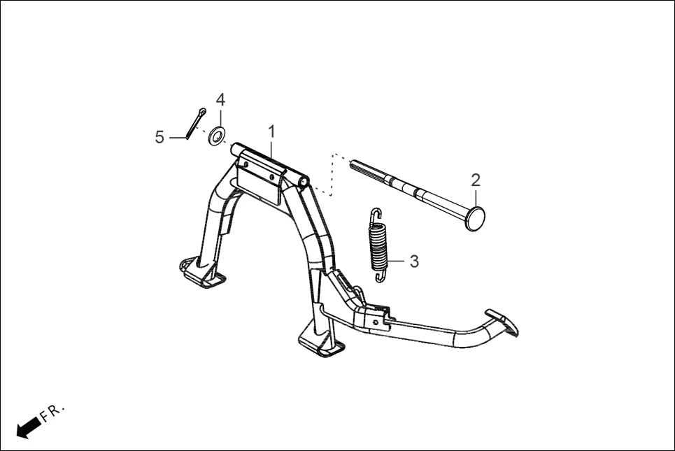 F-17 CHAIN CASE &amp; STAND diagram showing 94102-10000