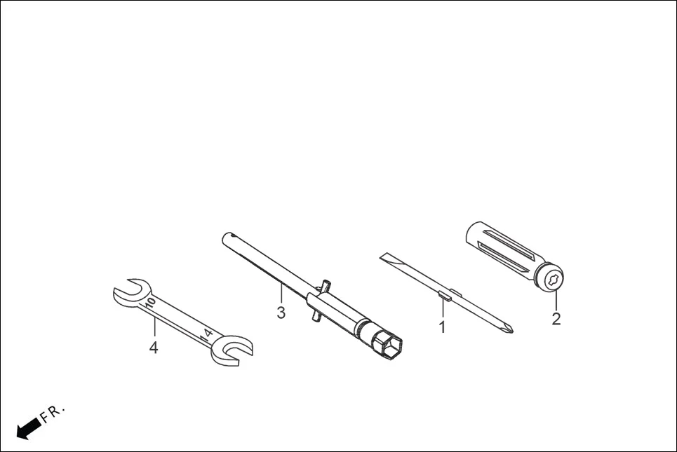 F-24 TOOLS diagram showing 8921A-ABR-000