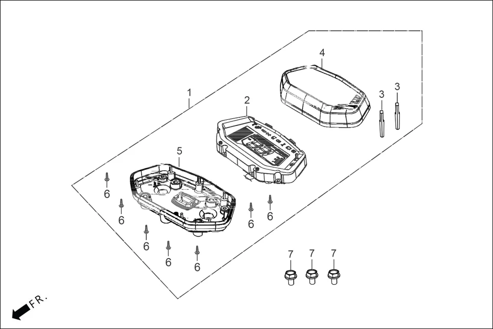 F-2 METER diagram showing 37210-ABR-001