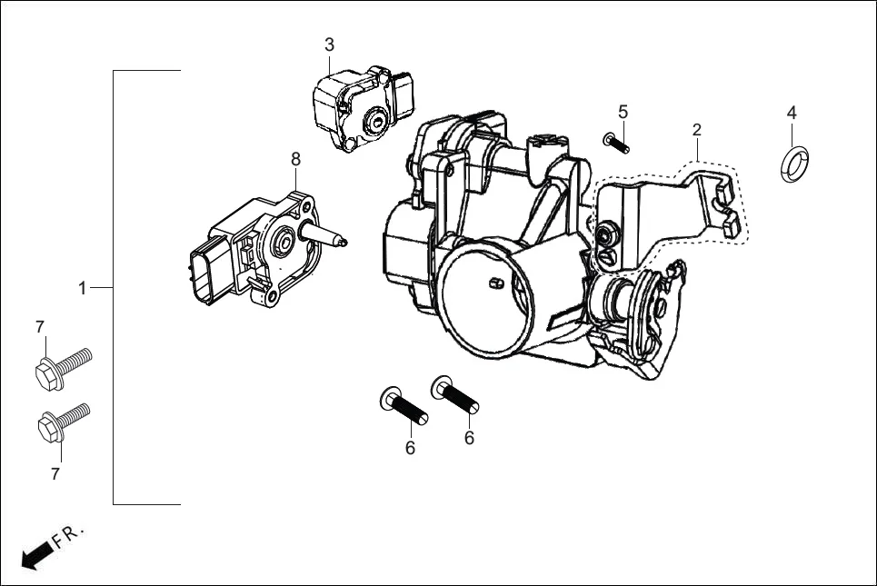 E-12 THROTTLE BODY ASSY