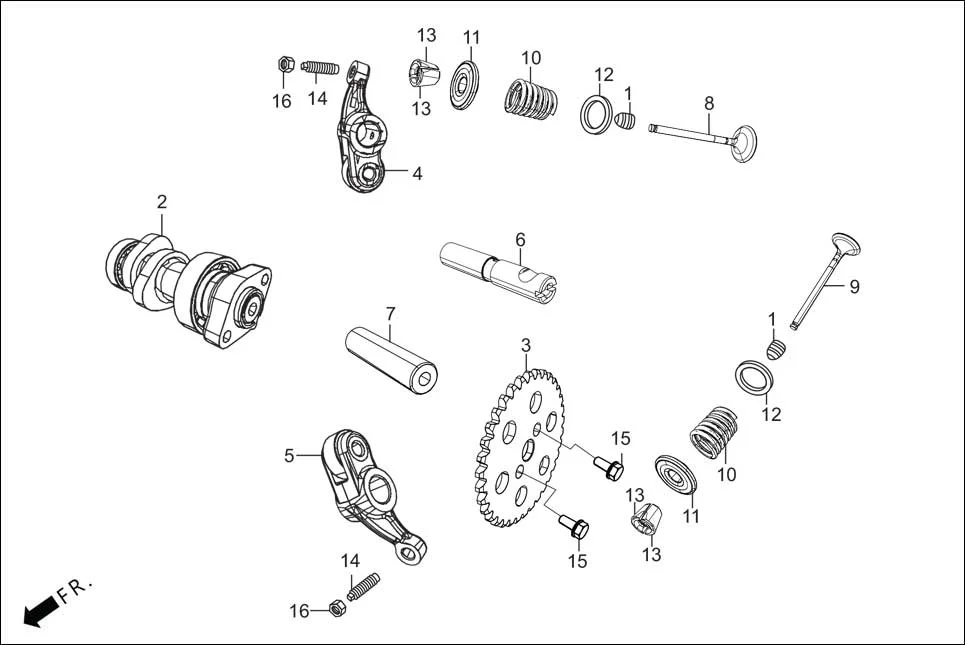 E-4 CAMSHAFT (CAMSHAFT/VALVE)
