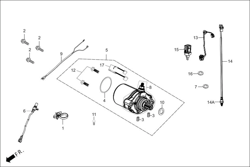 E-5A ELECTRICALS (STARTING MOTOR)
