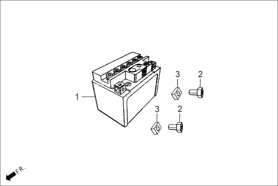 F-21 BATTERY diagram showing 90122-KVT-941